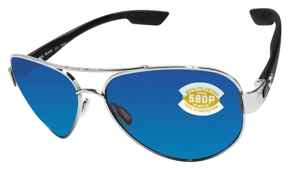 Costa Del Mar South Point Palladium - Blue Mirror 580P Sunglasses