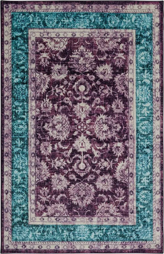 Mohawk Prismatic Worcester Purple 5& x 8& Area Rug