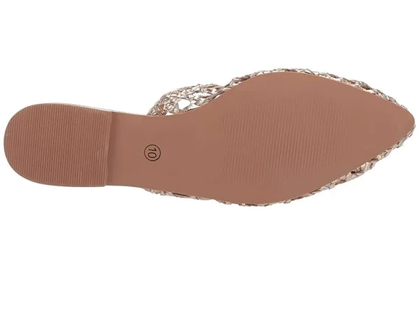 Chinese Laundry Women's Charmed Leather Mule Gold 6.0