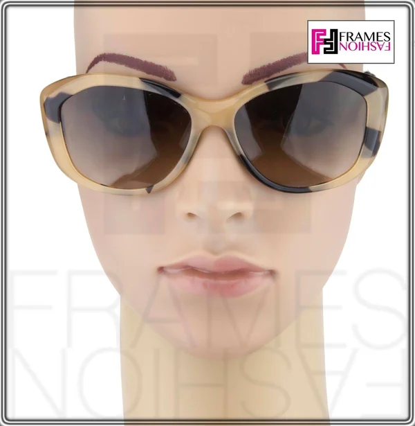 Burberry 4208Q Sunglasses 350113 Light Brown