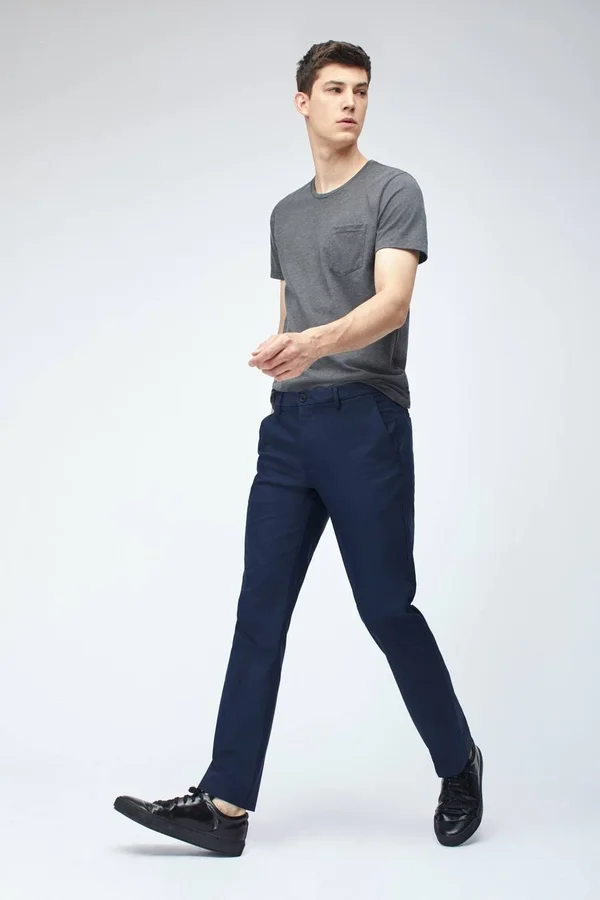 Men's Bonobos Slim Fit Tech Chinos, Size 30 x 30 - Blue