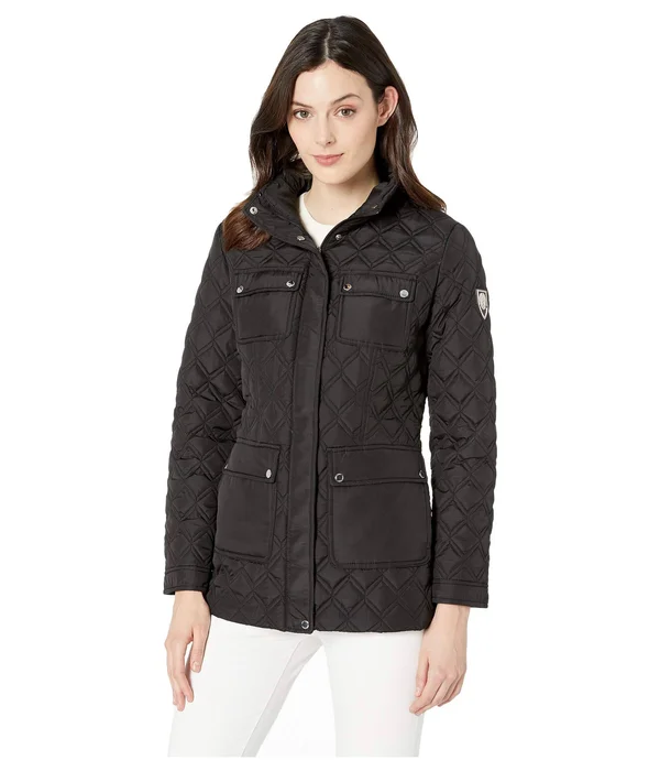Vince Camuto 28x22 Quilted Jacket - MD (US 8-10) One Size, Beige