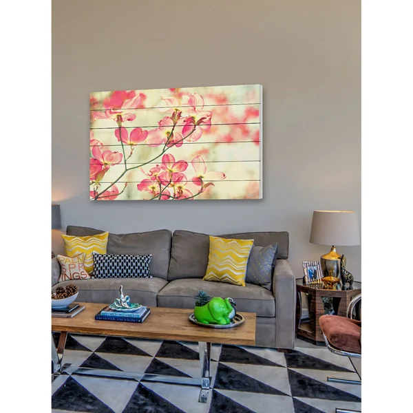 Marmont Hill Morning Light Painting Print on White Wood - Size: 12 inch x 18 inch