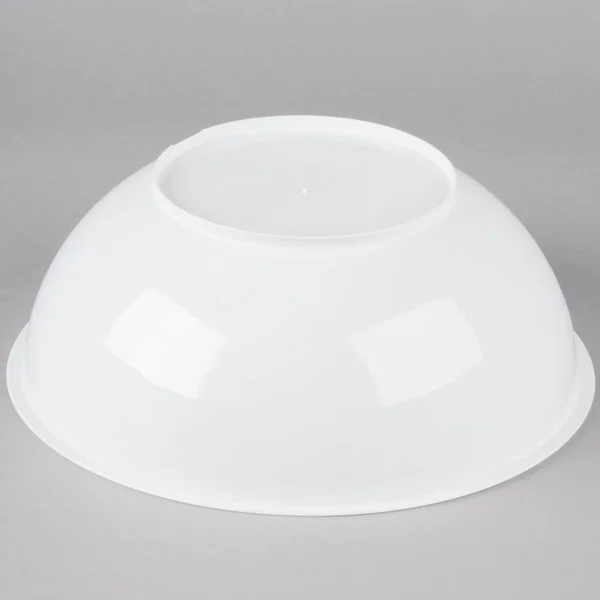 Fineline HPB12610PP.WH Reform 160 oz. White High Profile Plastic Catering Bowl - 25/Case