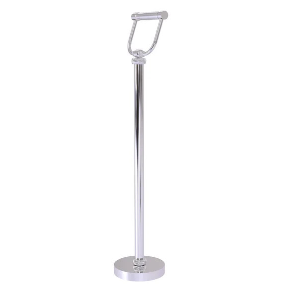 Allied Brass Free Standing Toilet Tissue Holder - Polished Chrome