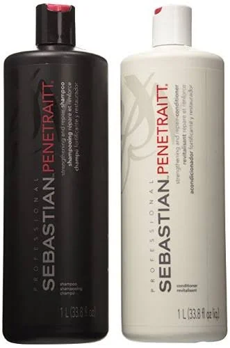 Sebastian Penetraitt Strengthening and Repair Shampoo & Conditioner 33.8 oz Duo