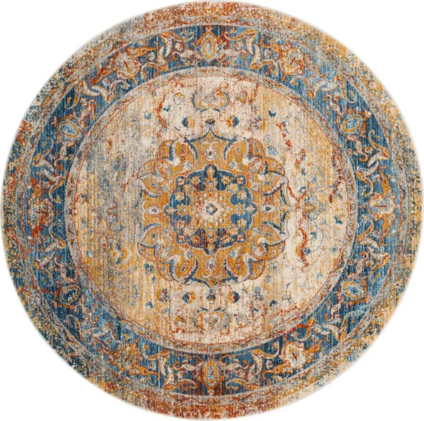 Safavieh Vintage Persian VTP435B 2&2x22 x 10&0x22 Runner Blue, Multi Area Rug