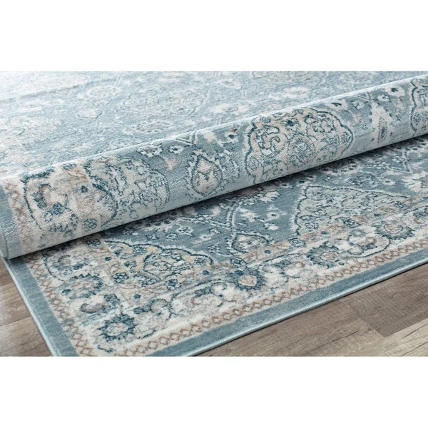 Rugs America Laurel Garden Gray 5 ft. x 7 ft. Area Rug