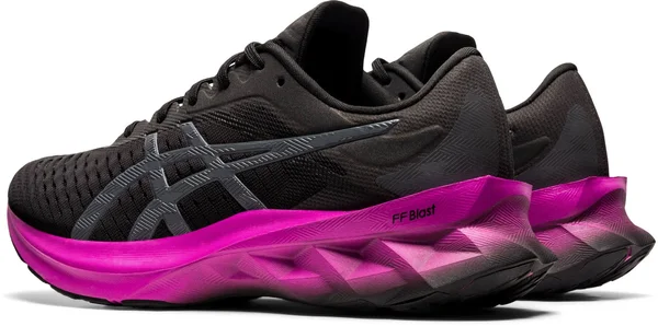 Asics Womens Novablast Black/Carrier Grey