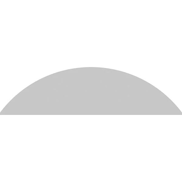 Ekena Millwork PEDPS080X210SEG01 80x22W x 21x22H x 2x22P Segment Arch Sunburst Architectural Grade PVC Pediment