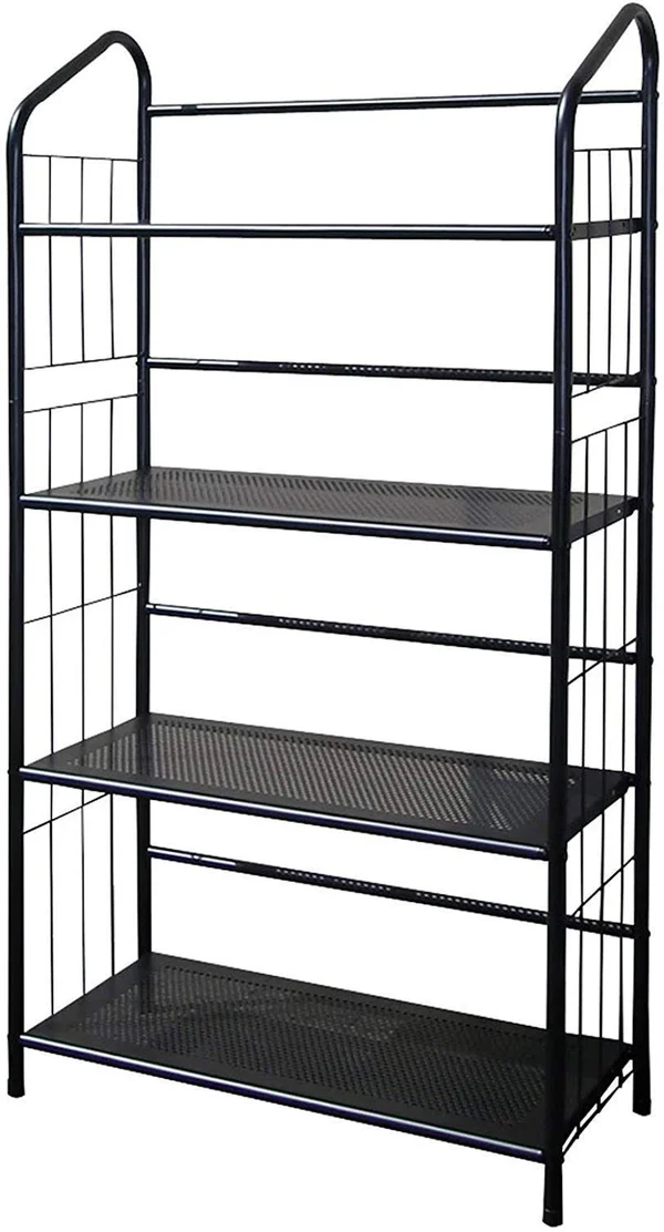 Metal Bookcase Bookshelf Utility Rack 3 - 4 & 5 Tiers by Legacy Decor