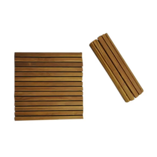 Anderson Teak Spa Roll It and Go Shower Mat