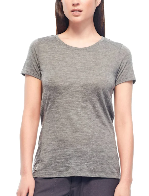 Icebreaker Women's Sphere Short Sleeve Low Crewe- 2018