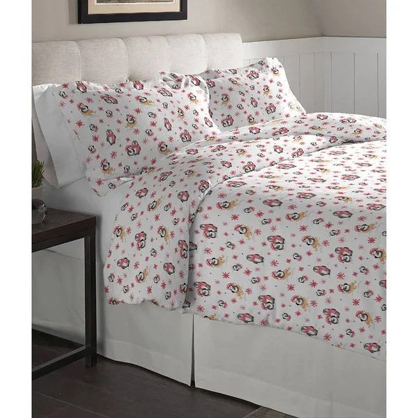 Pointehaven Superior Weight Cotton Flannel Sheet Set - Aqua - California King