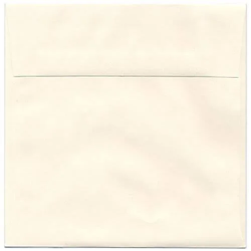 Jam 6.5 x 6.5 Square Invitation Envelopes, Natural White, 100/Pack