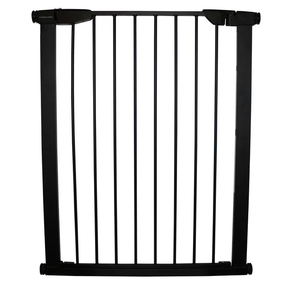 Cardinal Gates Extra Tall Premium Pressure Gate Black