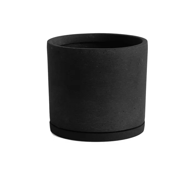 Hay Plant Pot with Saucer - Black - XXL