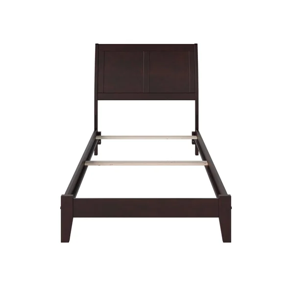 Atlantic Furniture Portland Traditional Bed in Espresso-Twin XL