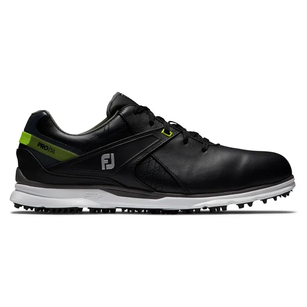 FootJoy Men's Pro|SL Spikeless Golf Shoes Size 9, Black/Lime