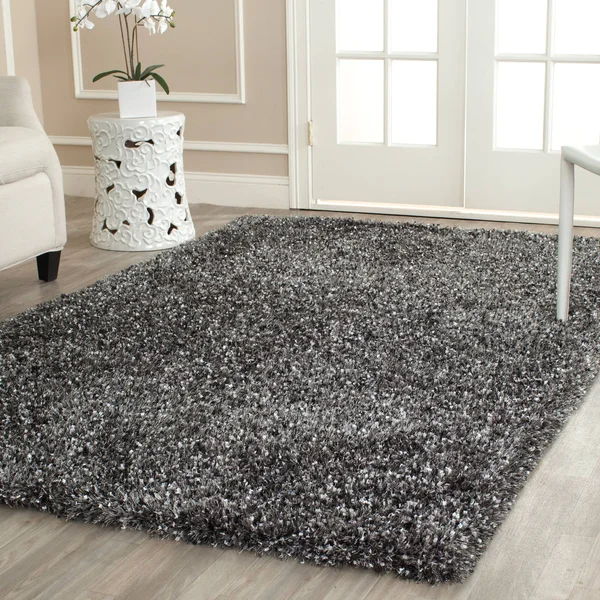 Safavieh Malibu Shag Charcoal 6& x 9& Rug