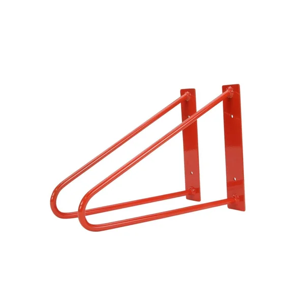 Original Hairpin Shelf Brackets, Floating Desk Brackets, Pair of 2 — orange-RED, Orange-Red, Fits 10x22 Shelf
