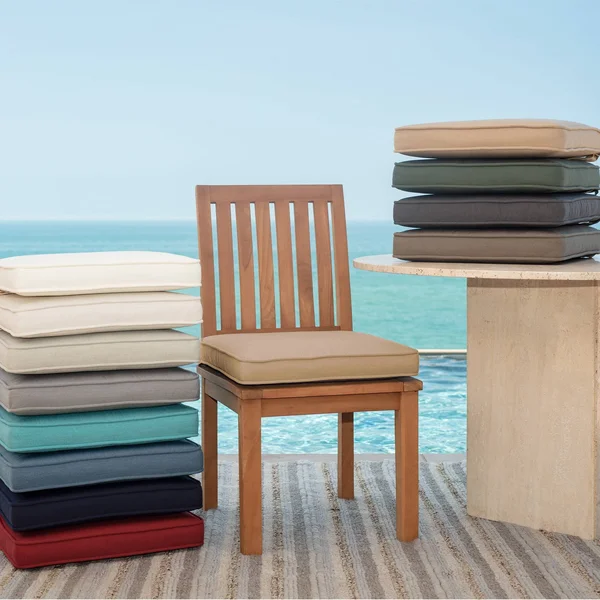 15x22 x 17x22 Outdoor Seat Cushion Desert Tan - Arden Selections