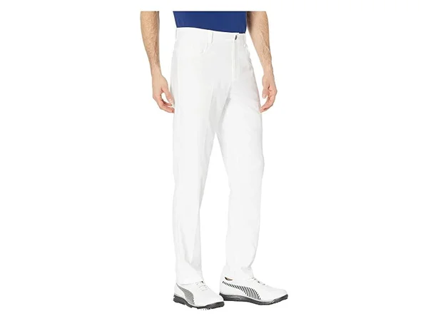 Puma Men's Jackpot 5 Pocket Golf Pants - Size 36, Bright White