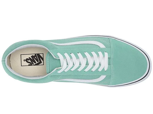 Vans Old Skool Shoes Neptune Green/True White