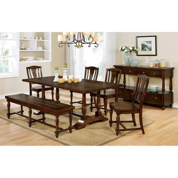 Griselda Brown Cherry Dining Table from Furniture of America