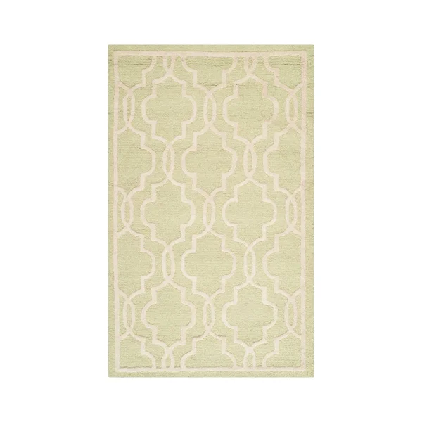 Safavieh Cambridge Light Green & Ivory 9& x 12& Rug