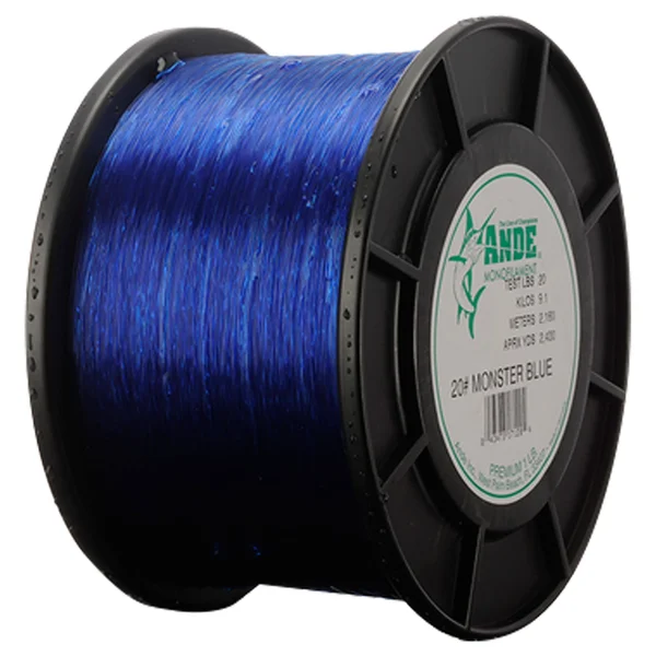 Ande Monster Monofilament Line - 2 lb. Spool - 100 lb. Test - Blue