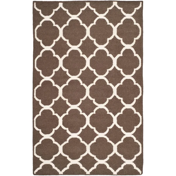 Safavieh Dhurries DHU627B Grey, Ivory Rug 2&6x22 x 9& Runner