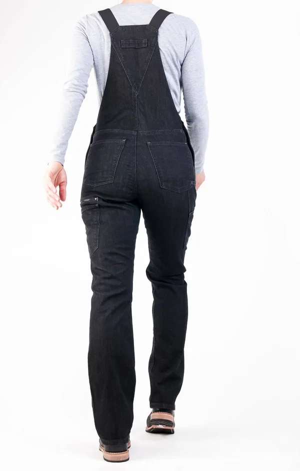 Dovetail Workwear Freshley Overall Black Denim