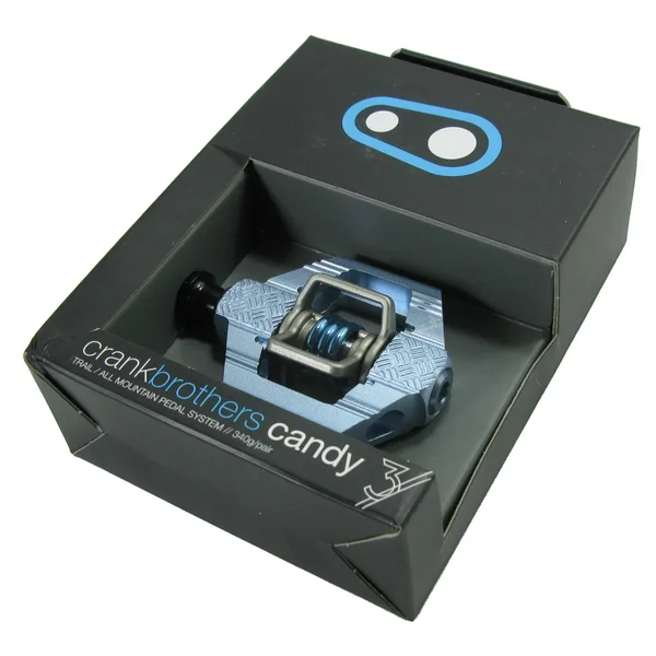 Crank Brothers Candy 3 Pedals - Slate Blue