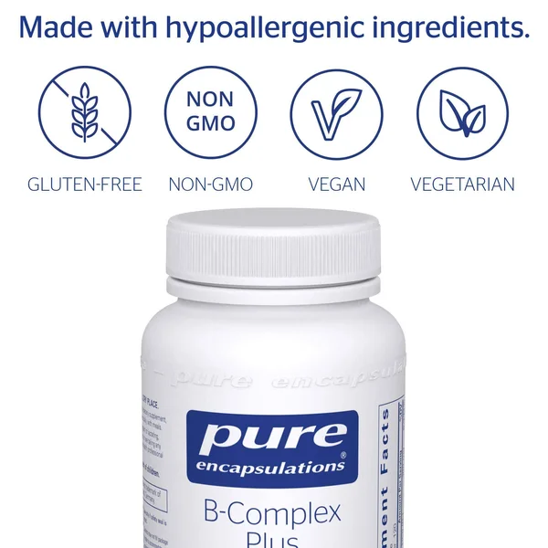 Pure Encapsulations - B-Complex Plus - Balanced B Vitamin Formula