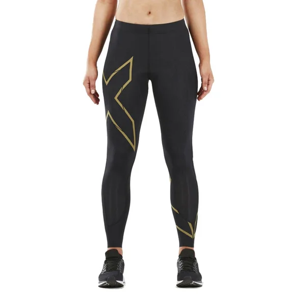 2XU Women's MCS Run Compression Tights Large Black/Gold