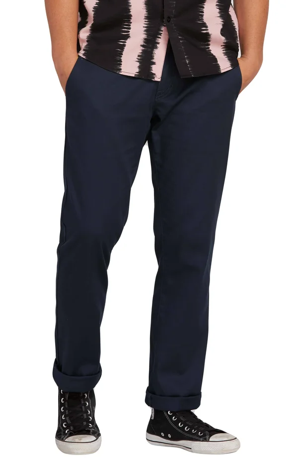 Volcom Frickin Modern Stretch Chino Pants -Dark Navy