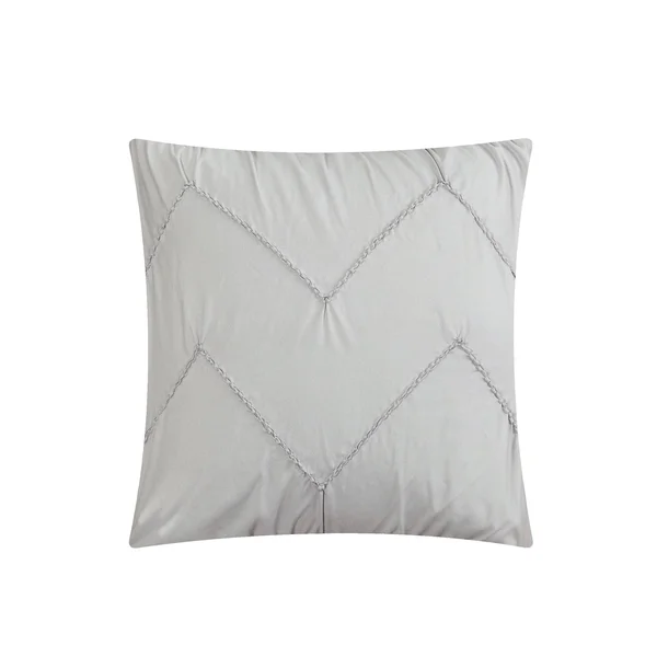 Chic Home Darlene 10 Piece Reversible Bed in A Bag Comforter Set, Size: Queen, Grey