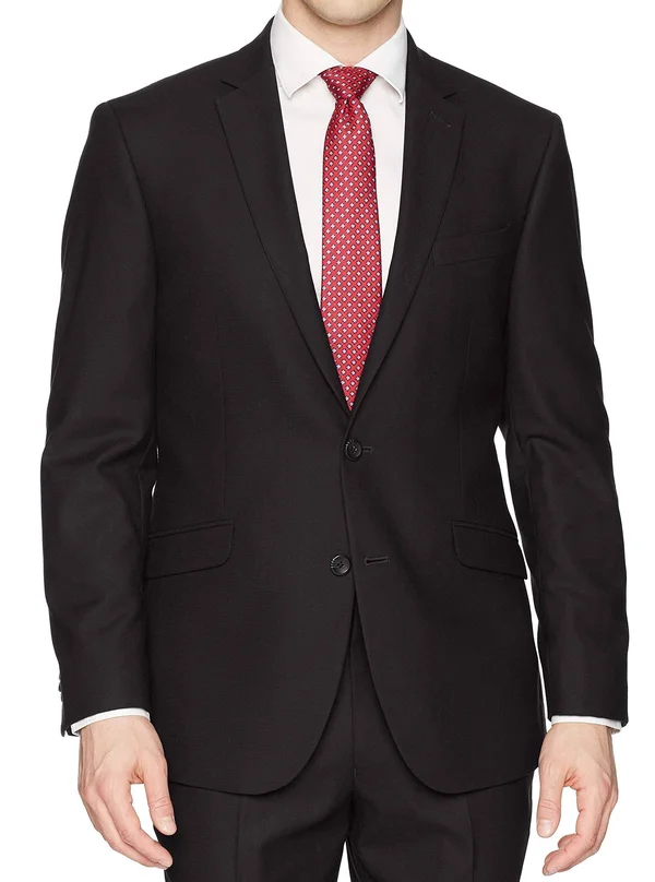 Kenneth Cole Reaction Black Suit SEPARATE Coat - 46L