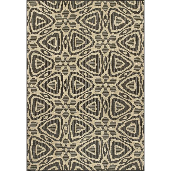 nuLOOM Dakota Geometric Indoor/Outdoor Area Rug - 8& x 10& - Charcoal