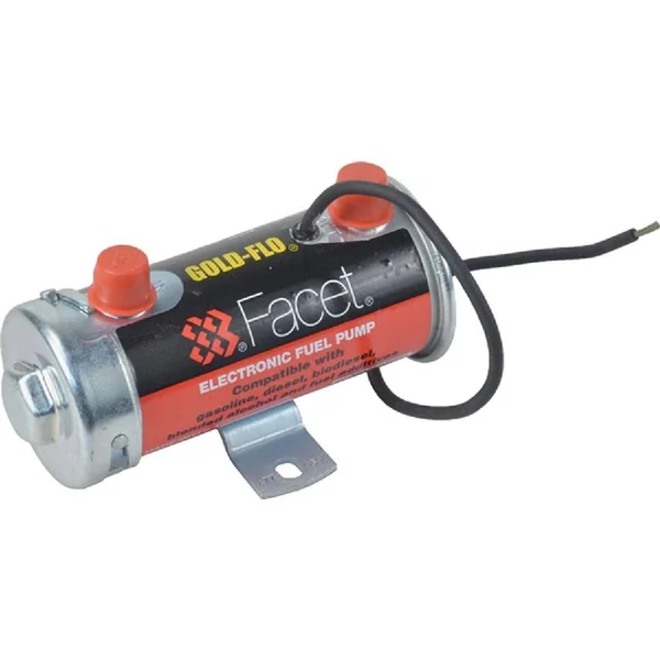 Solid State Fuel Pump New Cylindrical 12V - 2.75-4Psi, 24x22 Min Dry Lift, 34 GPH