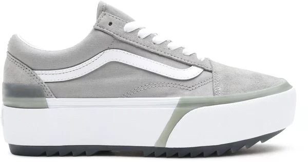 Vans Pastel Old Skool Stacked (Drizzle/True White) 7