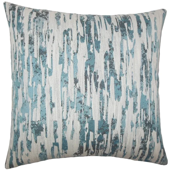 The Pillow Collection Xanti Graphic Floor Pillow River