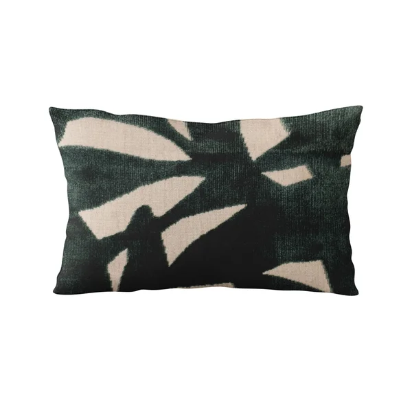 Plutus 18x22 x 18x22 Palm Floral Luxury Throw Pillow in Green
