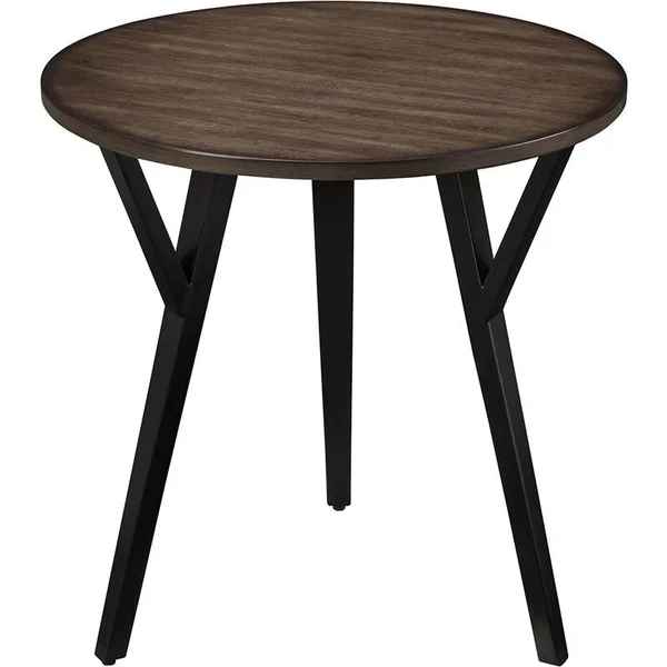 Acme 80665 3 Piece Scaevola Coffee & End Set - Oak & Black