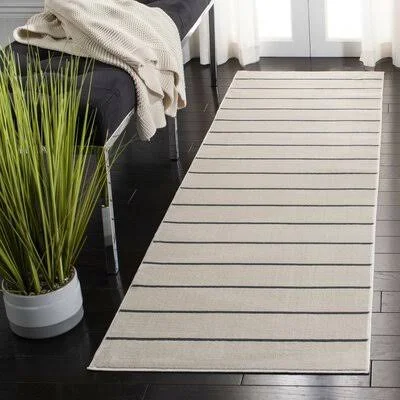 Ruthie Striped Ivory Area Rug Corrigan Studio Rug Size: Runner 2&2x22 x 7&
