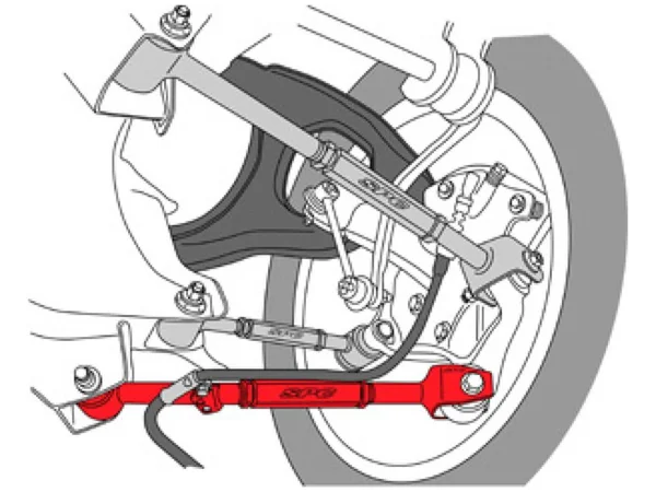 SPC Performance 67570 Adjustable Control Arm Rear
