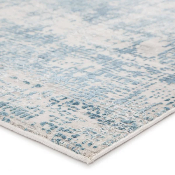 Jaipur Living Eero Abstract Blue/ Ivory Runner Rug 2&6x22x8&