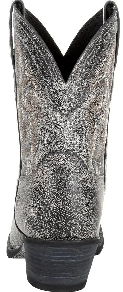 Durango Women's Crush Shortie Western Boots - Pewter