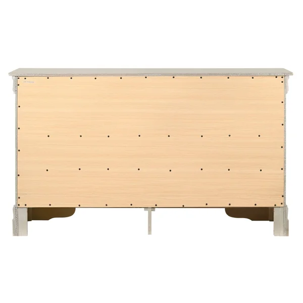 Glory Furniture Louis Phillipe 6 Drawer Dresser in Cherry